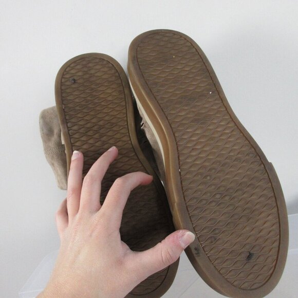 Free People Women Boots 9.5 Taupe Suede Leather Bodhi Harness Ankle Booties 1240 - Picture 8 of 11